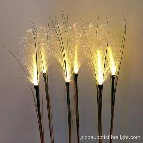 Natural Reed Floor Lamp Reed fiber optic light for floor Factory