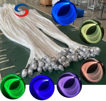 What are the different types of fiber optic lights available?