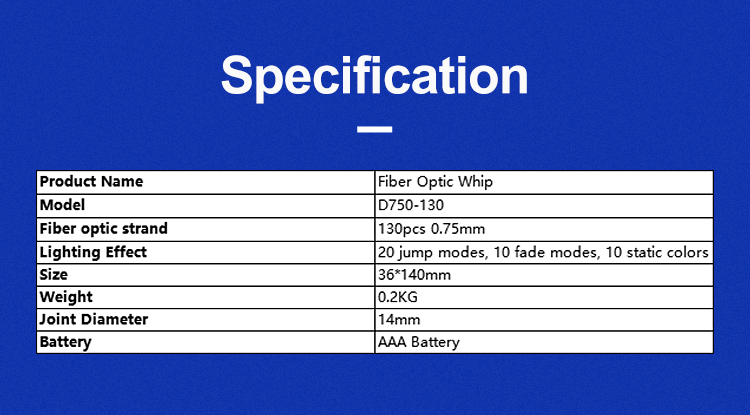 Fiber Optic Whip Light Fiber Optic Whip Light