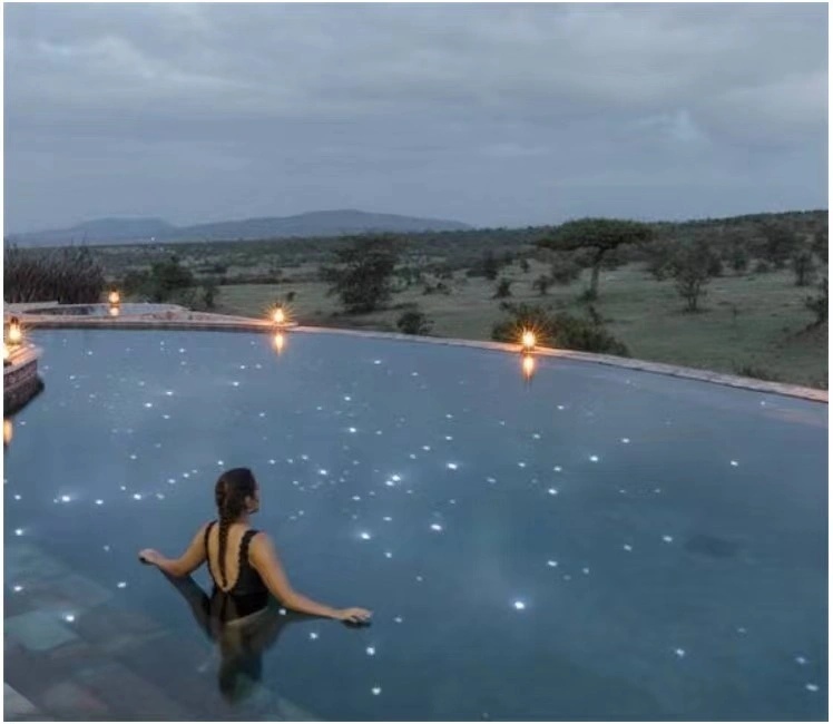 video of swimming pool starry bottom