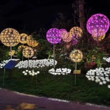 Garden Light Fiber Optic dandelion lighting Supplier