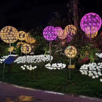 Fiber Optic Garden Light Fiber Optic Flower Dandelion Lamp Factory