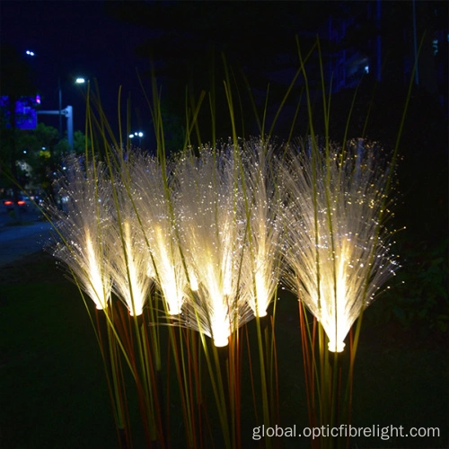 Natural Reed Floor Lamp Reed fiber optic light for floor Factory