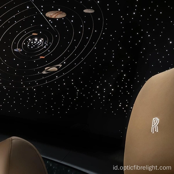 Langit-langit Cahaya Bintang Menembak Mobil