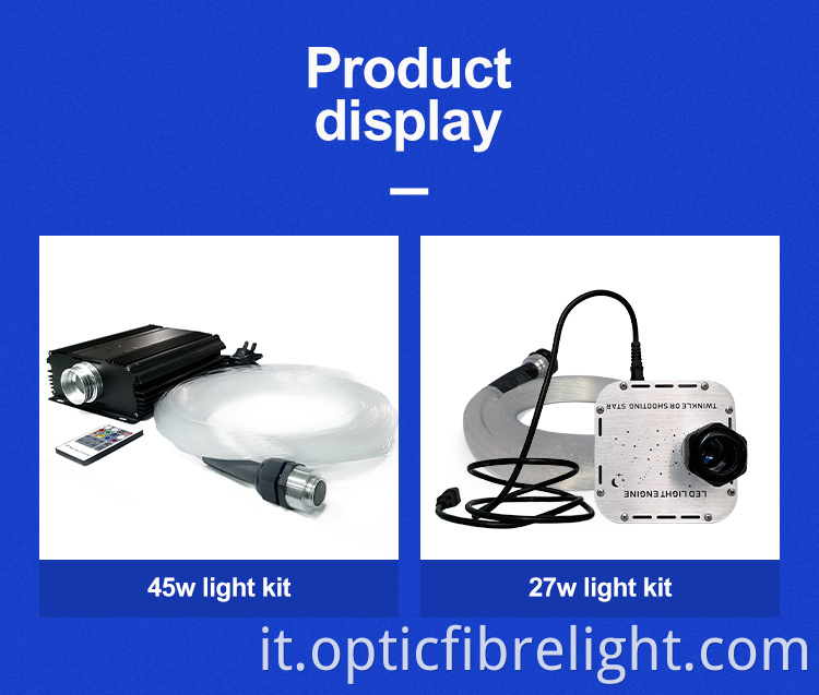 Soffitto a stella in fibra ottica per bambini Fiber Optic Star Ceiling For Kids