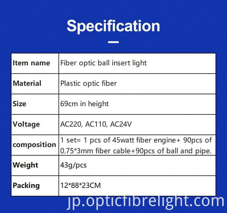 Fiber Optic Bulb Light 1