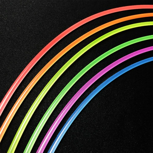 Optical Fiber Led Lights Colorful PMMA End Lit Fiber Optic Cable Factory