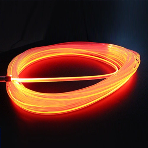Side Emitting PMMA Fibre Skirt Side Emitting Fiber Optic Cable Supplier