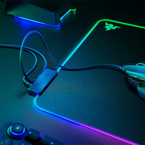 Led Light Mouse Pad Fiber Optic For Led Mouse Pad Factory
